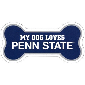 bone shaped magnet with My Dog Loves Penn State